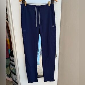 Figs Women's S/T Navy Blue Straight Leg Scrub Pants